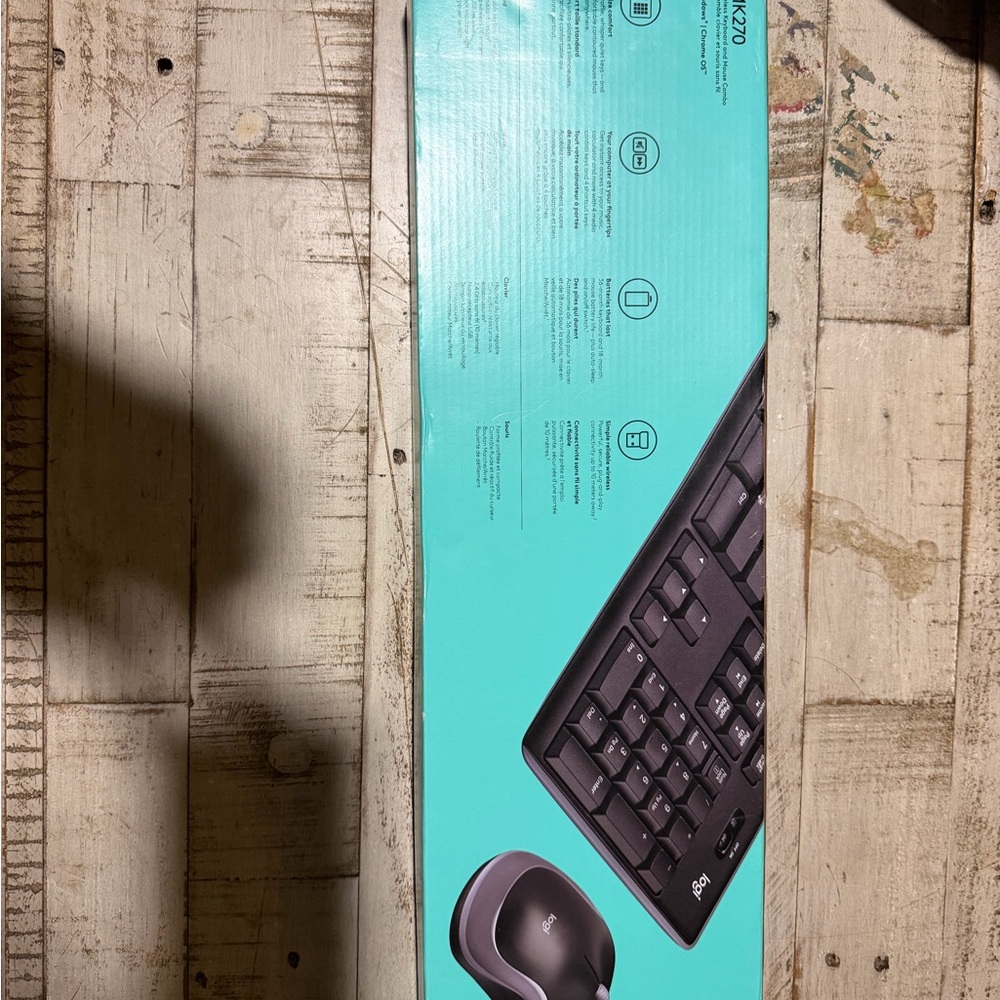 Logitech Black Keyboard and Mouse Set - Picture 2 of 2